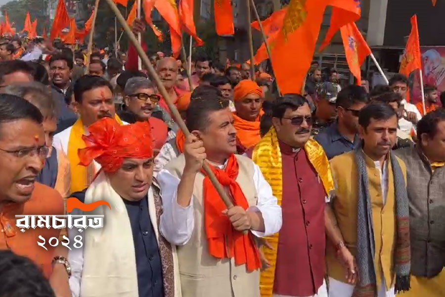 Ram Mandir Bjp S Suvendu Adhikari Rally In View Of Ram Mandir