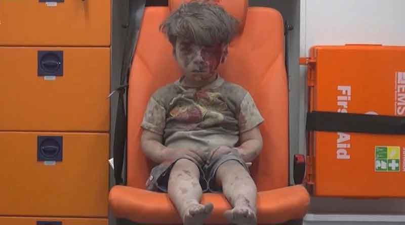 This Chilling Photo Of A 5-Year-Old Syrian Boy