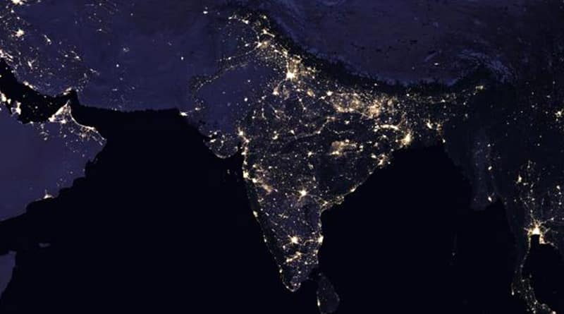 NASA Sends Mesmerizing images of gleaming India from space