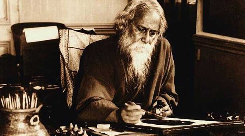 Rabindranath Tagore's painting sold in UK auction in 5 Crore Rupees।  Sangbad Pratidin