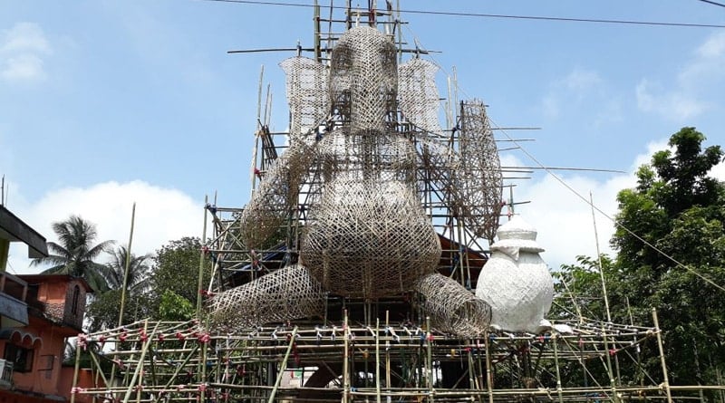 owering Ganesha idol in Jalpaiguri Durga Puja pandal stuns hoppers