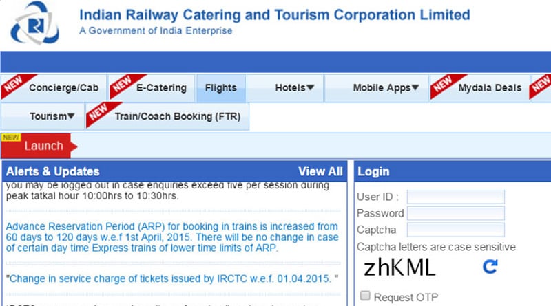 IRCTC barred payment through debit cards of these banks