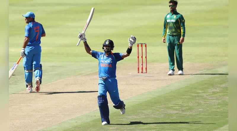 Virat Kohli scored yet another hundred, his 34th in ODI