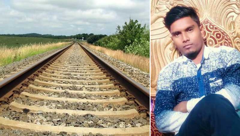 Kalna:  Couple jumps in front of train