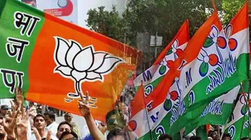 WB Assembly Polls 2021: TMC BJP clashes at Maniktola in Kolkata | Sangbad Pratidin