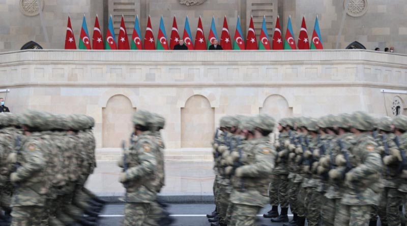 Azerbaijan celebrates victor in Nagorno-Karabakh war | Sangbad Pratidin