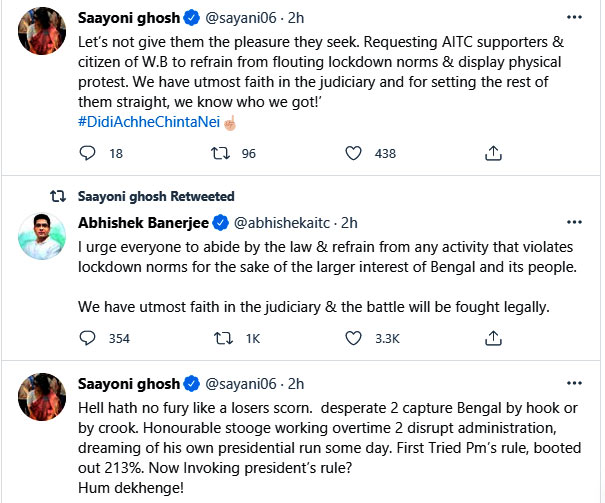 Saayoni Ghosh sharply tweeted after CBI arrests heavyweights in Bengal