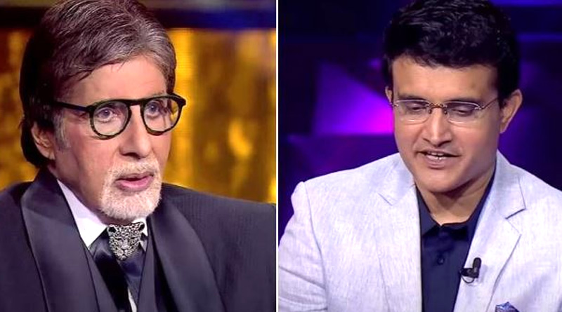 Amitabh Bachchan grilled by ‘host’ Sourav Ganguly in KBC 13 special episode | Sangbad Pratidin