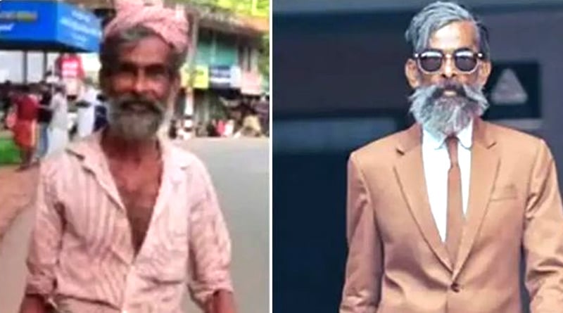 60-year-old homeless man turns model | Sangbad Pratidin