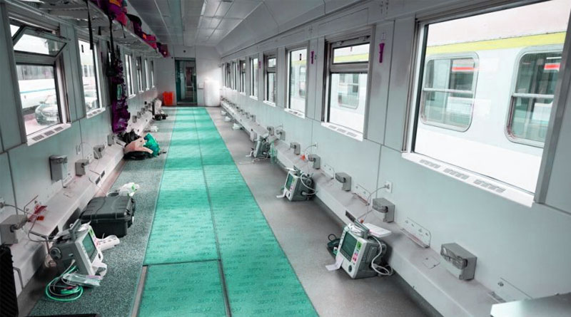 Ill children's flee from Kharkiv on medical train to Poland | Sangbad Pratidin