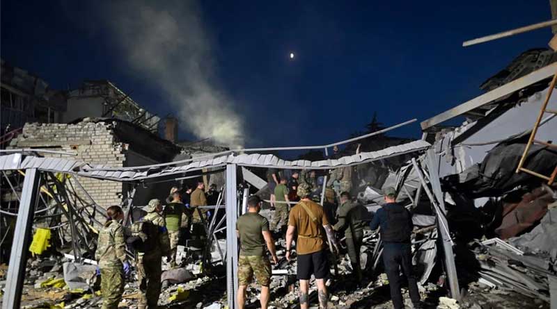 3 Children Among 8 Dead After Russia Missile Strike Hits Ukraine Restaurant | Sangbad Pratidin