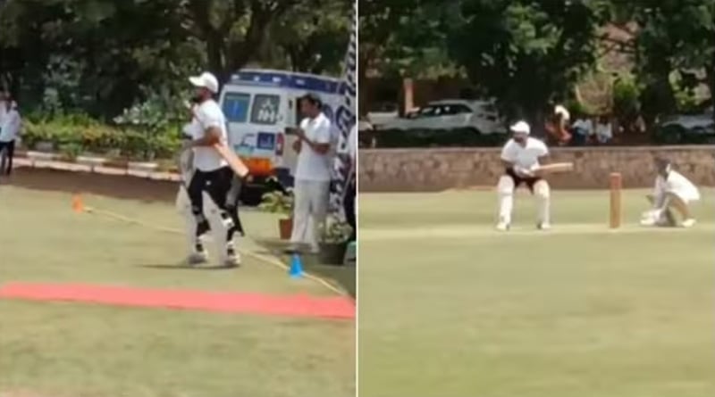 Rishabh Pant played cricket for the first time after accident, hits huge shots | Sangbad Pratidin