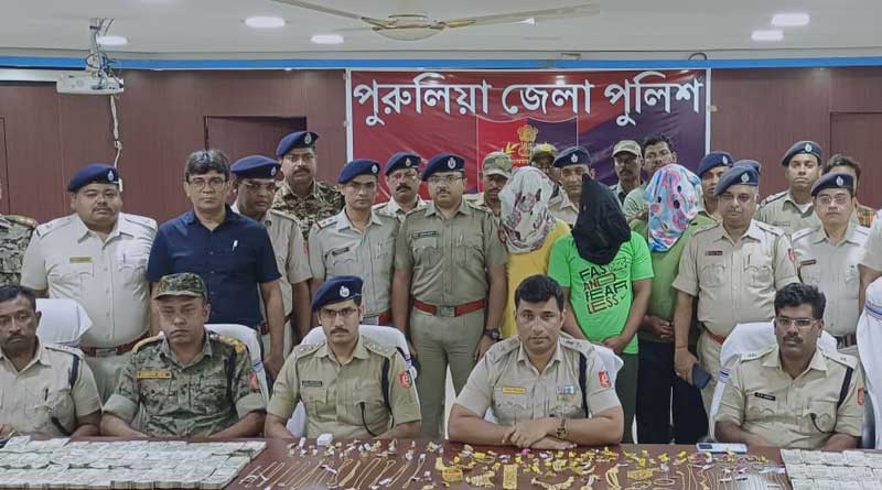 Purulia police arrested three more from Jharkhand linked to dacoity in gold show room last month | Sangbad Pratidin