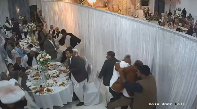 Massive clash among invitees in Pakistan wedding, video goes viral | Sangbad Pratidin