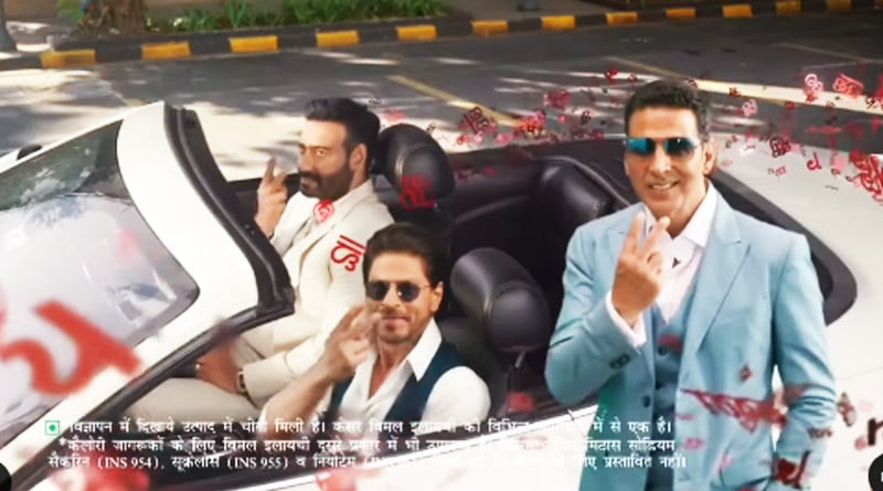 Again Akshay Kumar got trouble for joining SRK, Ajay Devgn in panmasala ad | Sangbad Pratidin