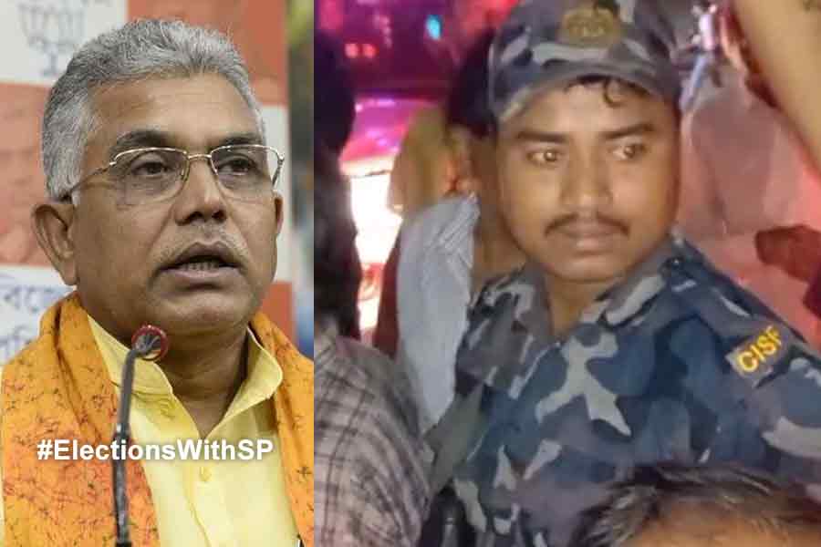 Allegation of misbehave, Local people lashes out against Dilip Ghosh's security guards