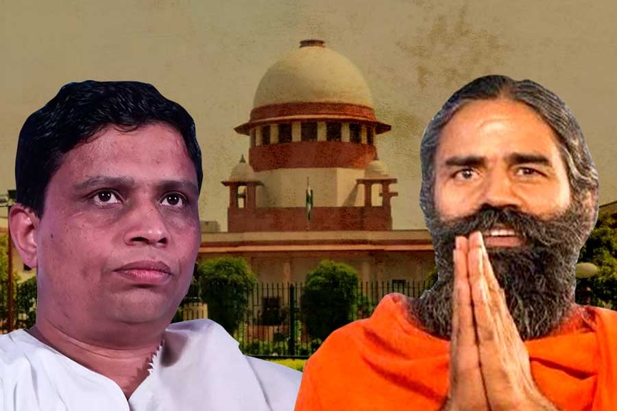 Patanjali Ayurved informed Supreme Court that it has stopped the sale of the 14 products