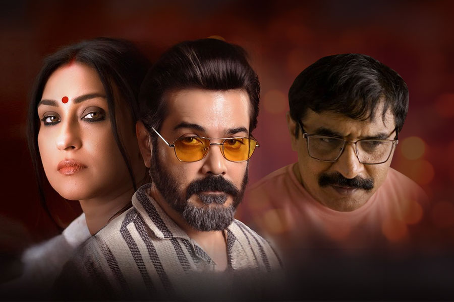 Here is the review of Prosenjit Chatterjee, Rituparna Sengupta starrer Ajogyo Movie