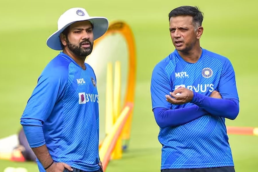 Rahul Dravid, Rohit Sharma Inspect New York Pitch before T20 World Cup 2024