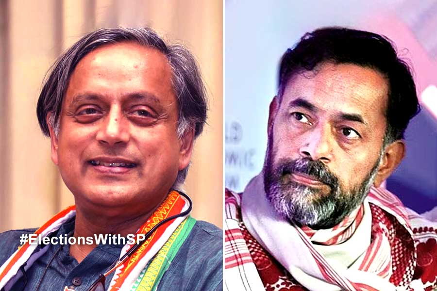 Lok Sabha 2024: Shashi Tharoor 'fascinated' by Yogendra Yadav's 'revised' poll prediction
