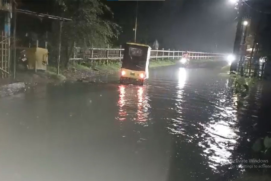 Heavy rain in Alipurduar flooded areas