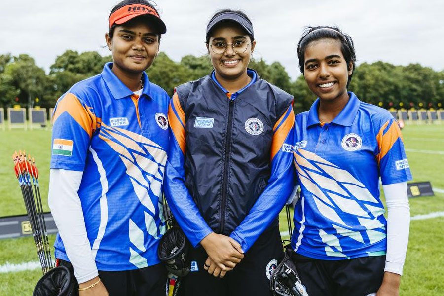 Indian Women's compound Archery team secured third consecutive World Cup Gold Medal