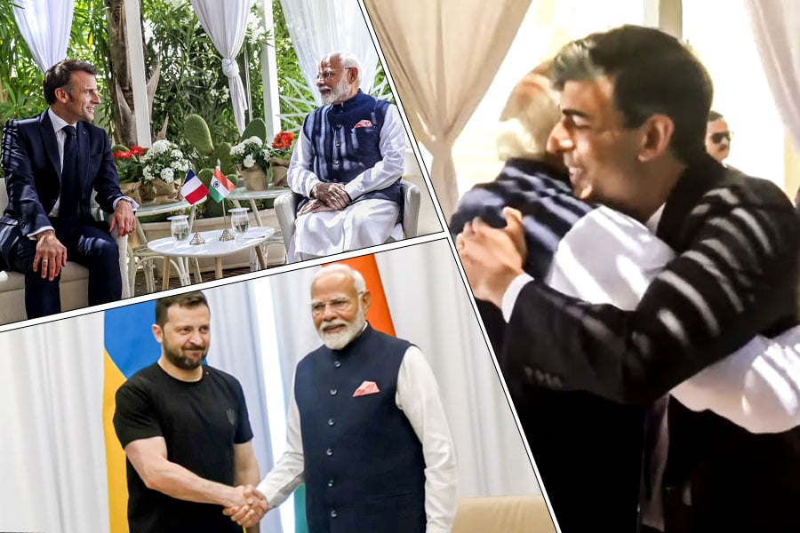 PM Modi Meets Zelensky, Macron, Sunak At G7 Summit In Italy