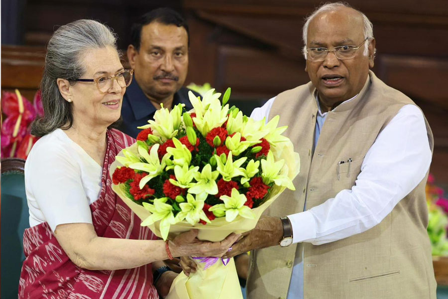Sonia Gandhi re-elected leader of Congress parliamentary party