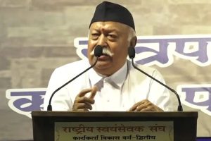 RSS chief Mohan Bhagwat objected to slogans