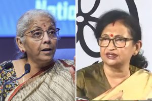 Union finance minister Nirmala Sitharaman agrees with Chandrima Bhattacharya's request on allotment funds regarding natural disaster