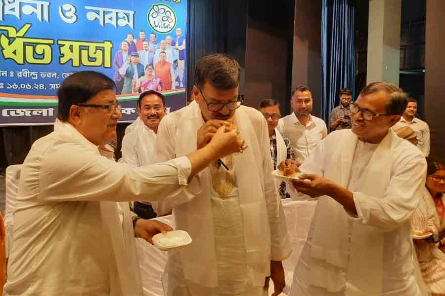 TMC leader ate fish after party wins at Cooch Behar