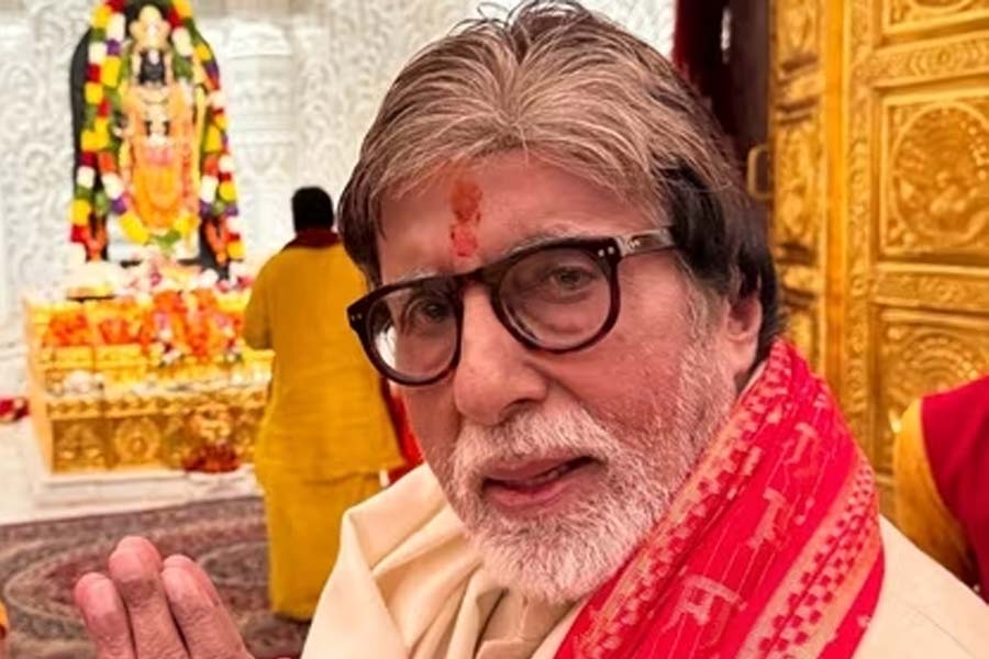 Amitabh Bachchan post on ram mandir goes Viral
