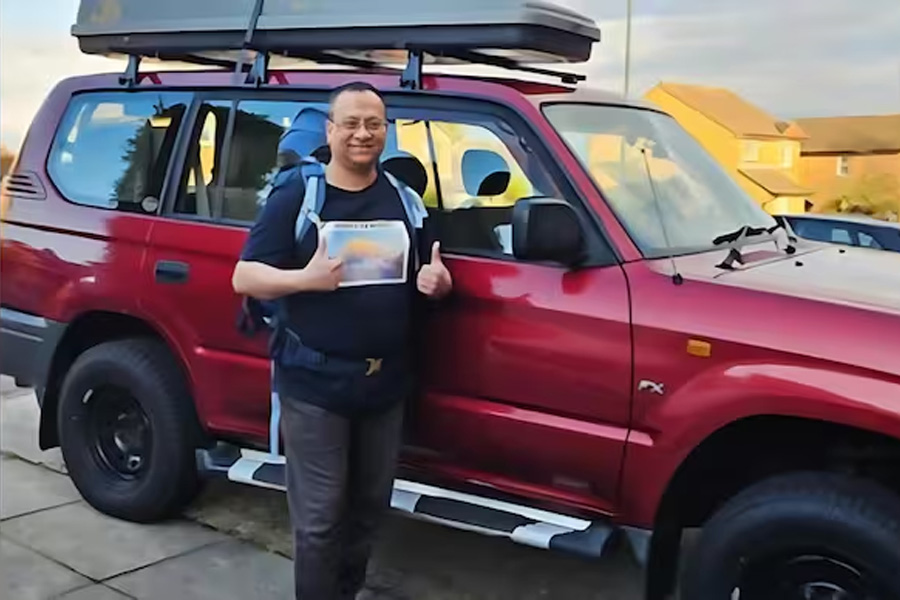 British-Indian driver's Road Trip From London to Thane to meet his mother