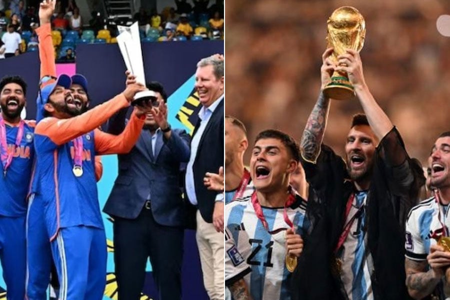 T20 World Cup 2024: FIFA Congratulates Rohit Sharma Lifting T20 WC comparing Lionel Messi