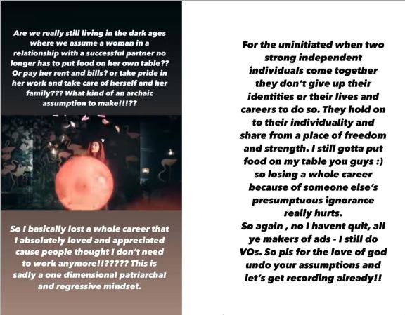 Saba Insta Story