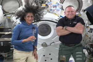 Sunita Williams are set to make their first public address from space