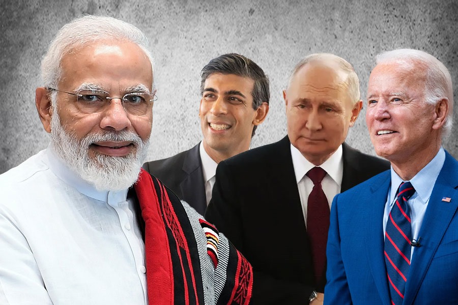 Joe Biden, Rishi Sunak, Vladimir Putin congratulate PM Modi