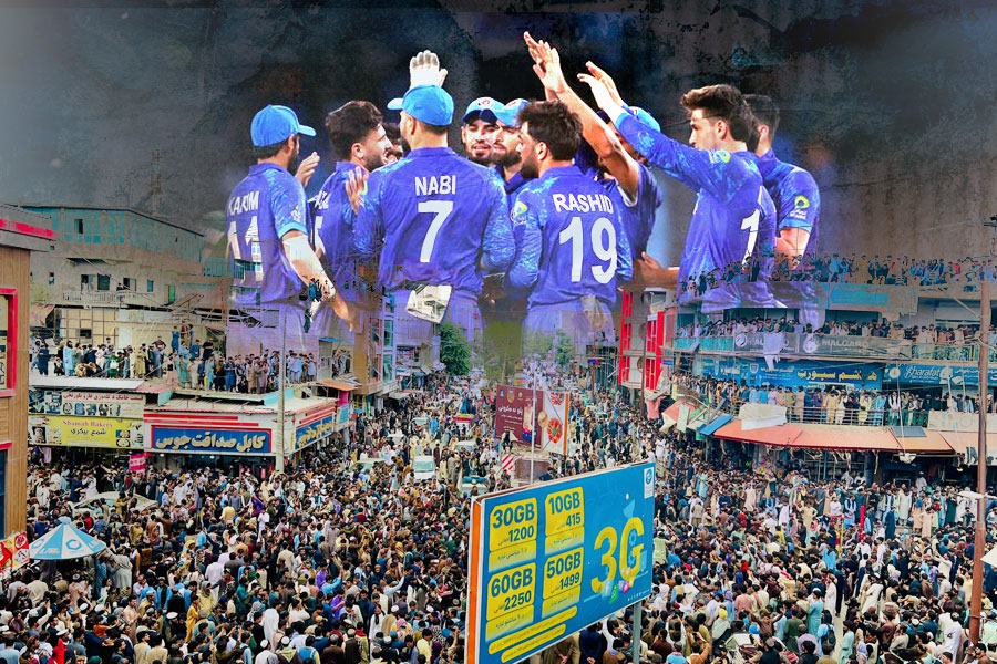 ICC T20 World Cup 2024: Afghanistan fans celebrated their side's historic semi-final qualification
