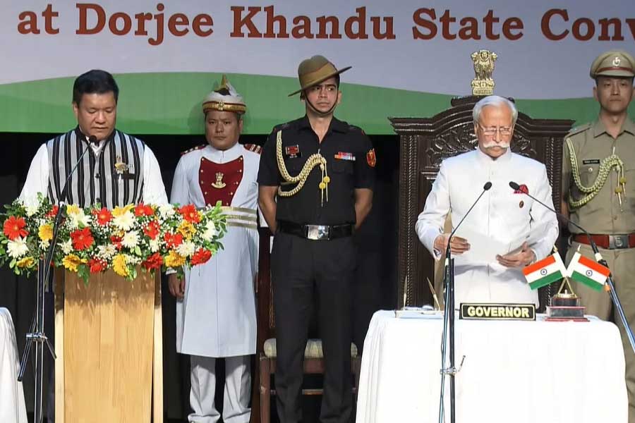 Arunachal Pradesh CM Oath Ceremony: Pema Khandu sworn in as Arunachal chief minister