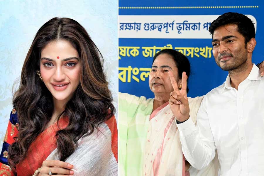 Nusrat Jahan wishes Mamata Banerjee and Abhishek Banerjee for TMC win