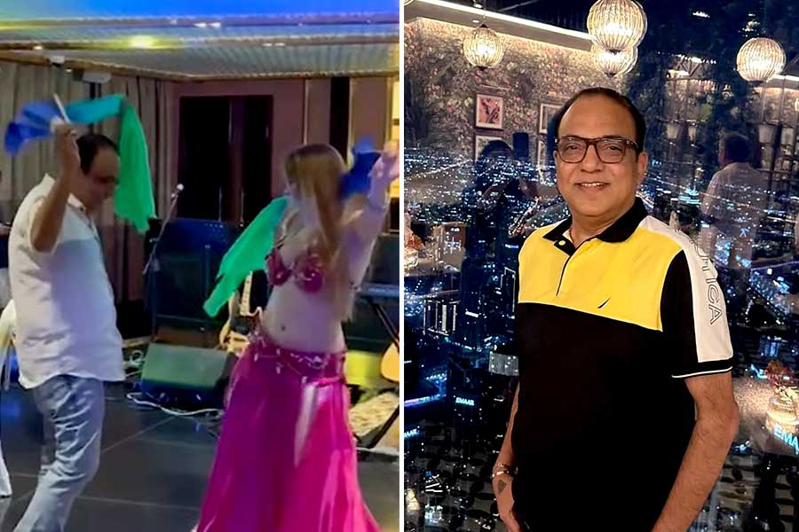 Arindam Sil tried Belly dance steps, see video