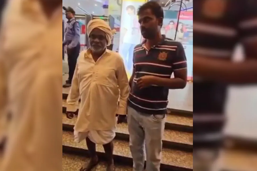 Bengaluru Mall Denying Entry To Farmer For Wearing Dhoti