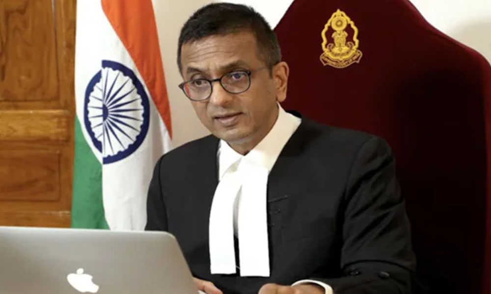 CJI DY Chandrachud rebukes lawyer for not wearing proper attire
