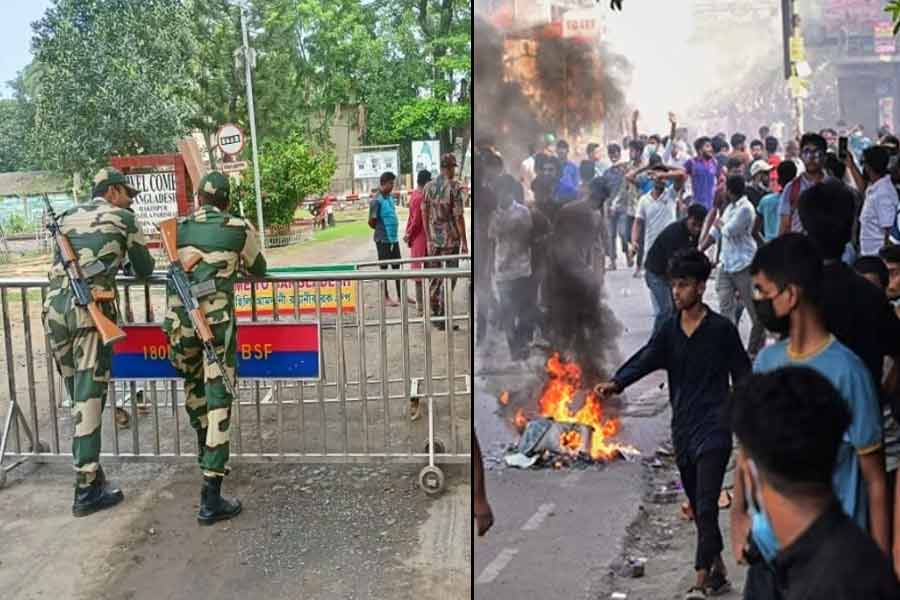 Hili border closed due to present situation of Bangladesh