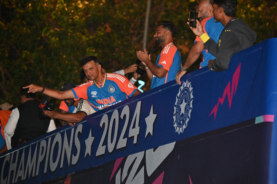ICC T20 World Cup: Team India victory parade started