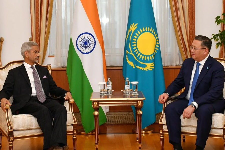 S Jaishankar meets Deputy Prime Minister of Kazakhstan before SCO Summit