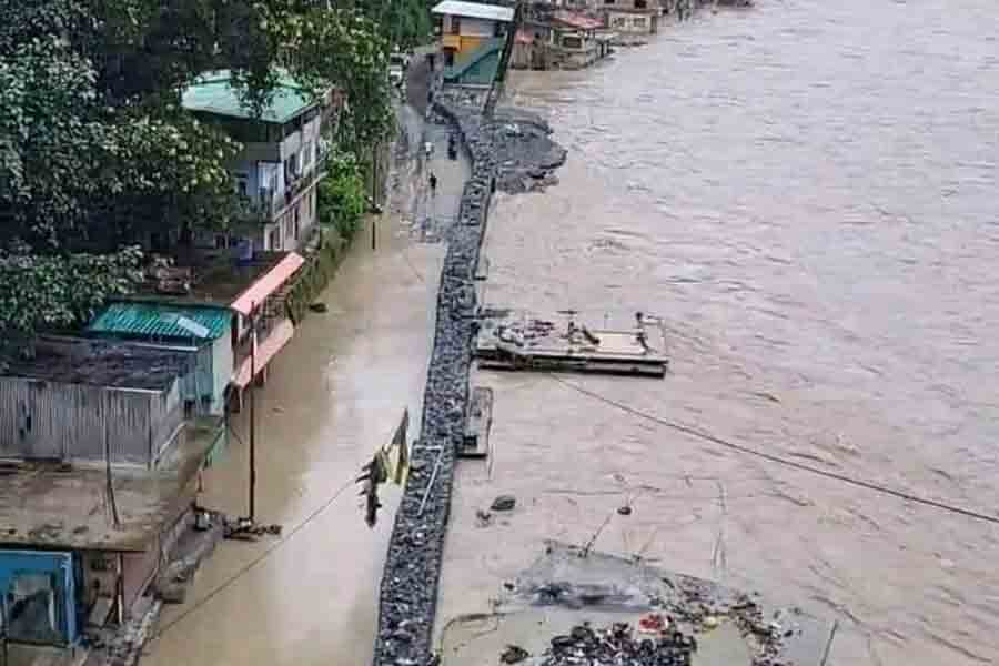 Sikkim devastated with heavy rain
