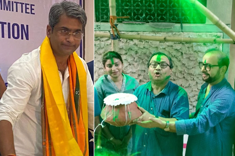 Kunal Ghosh sent sweets to Manicktala BJP candidate Kalyan Choubey