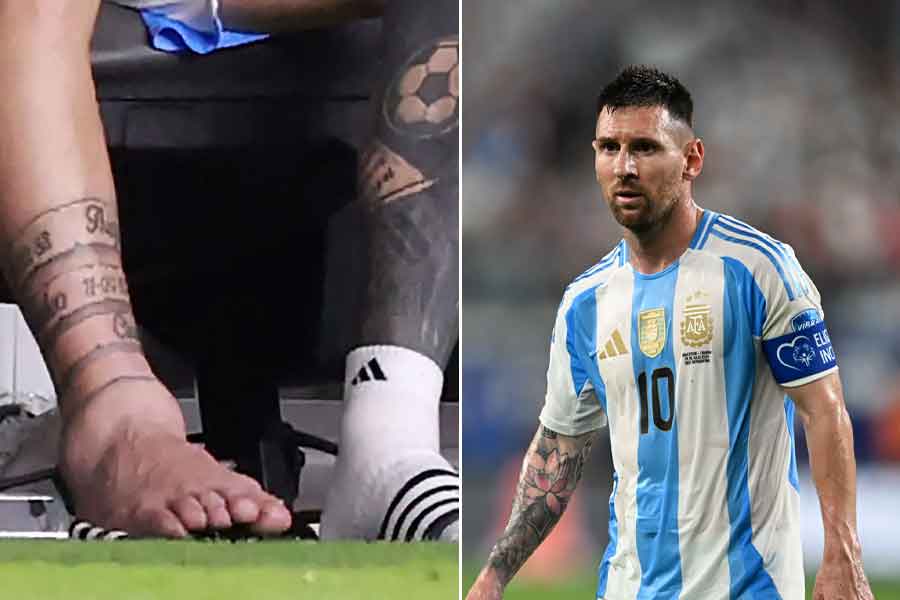Lionel Messi got injured in Copa America final and out indefinitely with ankle ligament injury