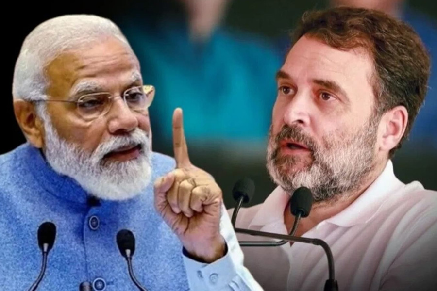 Rahul Gandhi and PM Narendra Modi debate in Parliament